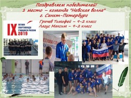 Поздравляем победителей